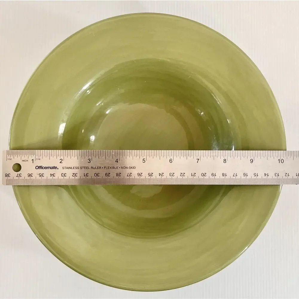 THREE Pottery Barn Sausalito Sage Green 10